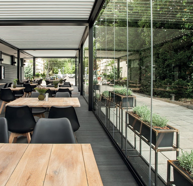 Zonneschermen gibus-zonwering van den Eijnde Someren